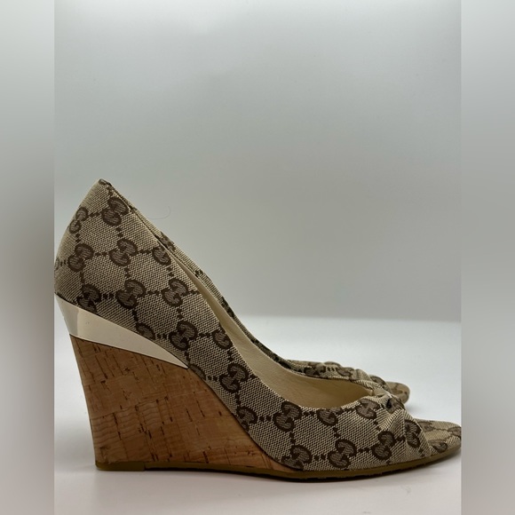 GUCCI WEDGES SZ 8B - Picture 2 of 9